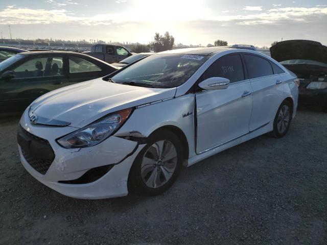HYUNDAI SONATA HYB 2015 with VIN KMHEC4A48FA124456 - Photo from auction