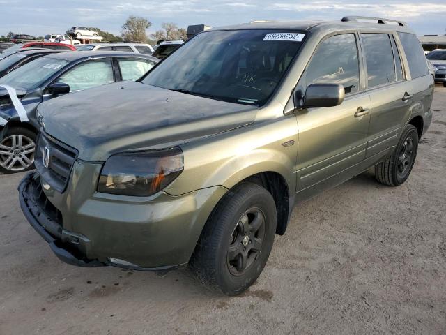 HONDA PILOT EX 2006 with VIN 5FNYF28566B002908 - Photo from auction