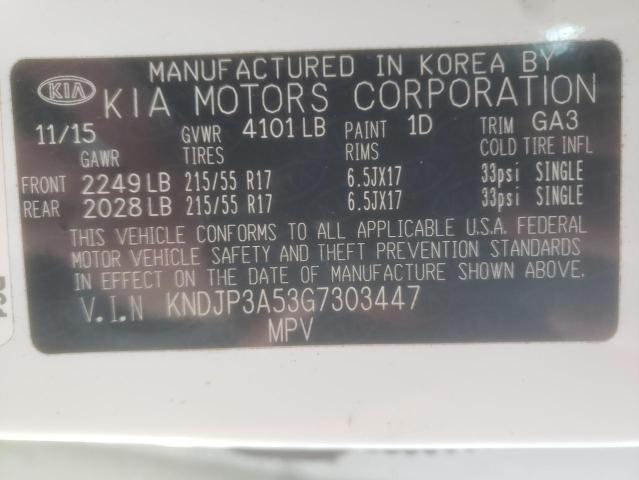 Фото 10 с аукциона – 2016 KIA SOUL + с VIN KNDJP3A53G7303447
