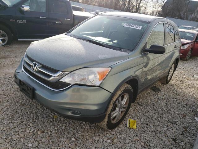 HONDA CR-V EX 2011 with VIN 5J6RE3H56BL027127 - Photo from auction