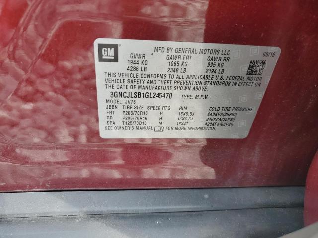 Zdjęcie 14 z aukcji – 2016 CHEVROLET TRAX 1LT z VIN 3GNCJLSB1GL245470
