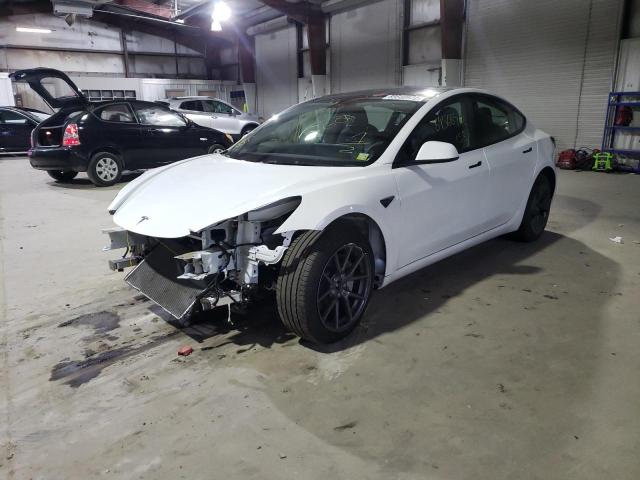 TESLA MODEL 3 2022 with VIN 5YJ3E1EB9NF349407 - Photo from auction