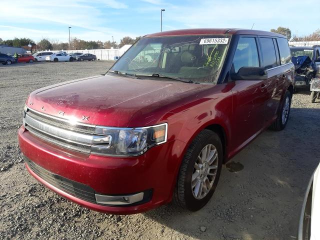 FORD FLEX SEL 2014 with VIN 2FMGK5C82EBD14435 - Photo from auction