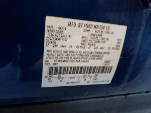 Photo 14 from auction – 2020 FORD EXPLORER X with VIN 1FMSK8DH3LGA30439
