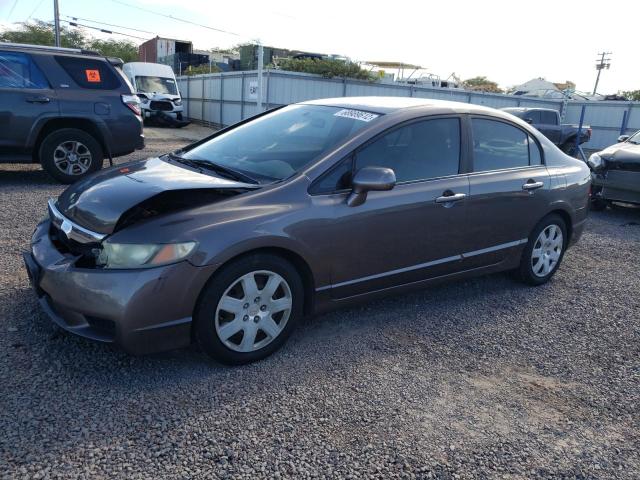HONDA CIVIC LX 2010 with VIN 19XFA1F53AE047063 - Photo from auction