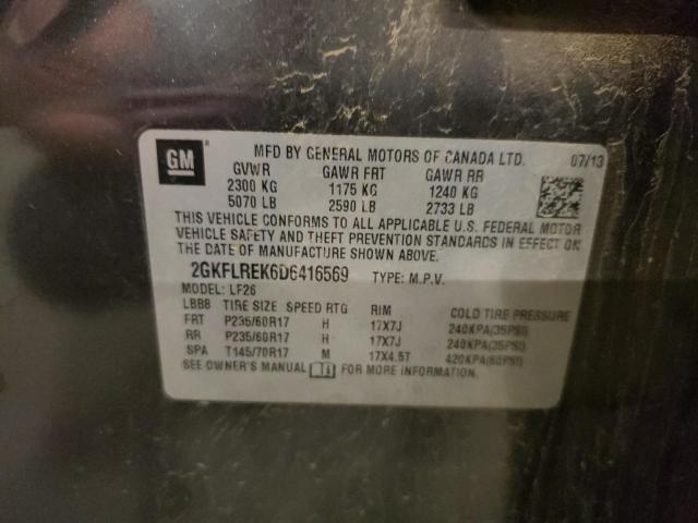 Photo 14 from auction – 2013 GMC TERRAIN SL with VIN 2GKFLREK6D6416569