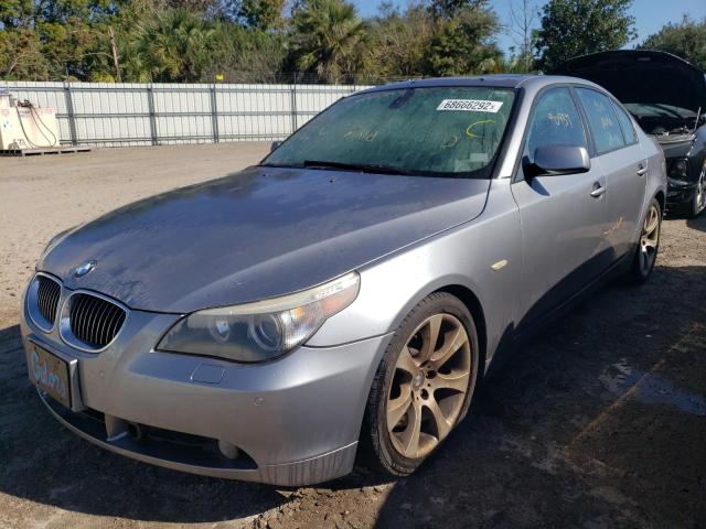 BMW 550 I 2007 with VIN WBANB53557CP05760 - Photo from auction
