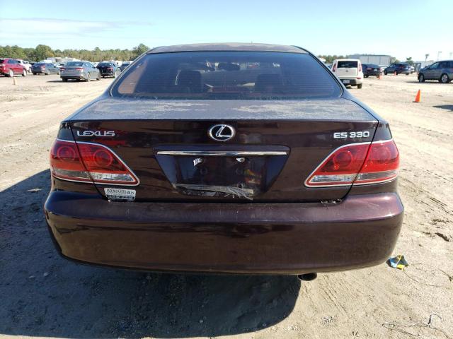 Photo 6 from auction – 2006 LEXUS ES 330 with VIN JTHBA30G465173597