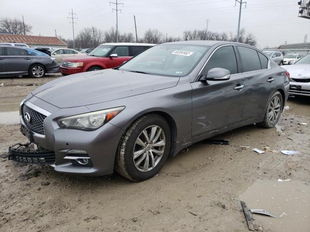 INFINITI Q50 BASE 2014 with VIN JN1BV7AR2EM692233 - Photo from auction