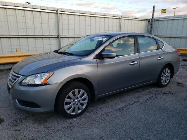 NISSAN SENTRA S 2014 with VIN 3N1AB7AP3EY318827 - Photo from auction