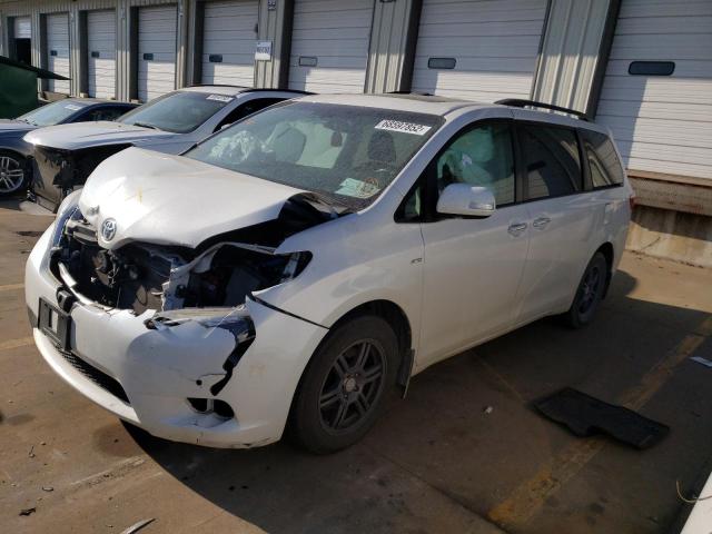 TOYOTA SIENNA XLE 2017 with VIN 5TDDZ3DC2HS155316 - Photo from auction