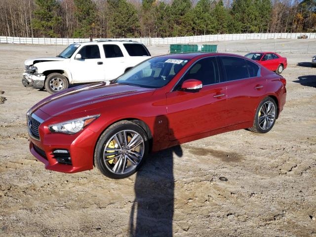 INFINITI Q50 BASE 2014 with VIN JN1BV7AR7EM702187 - Photo from auction