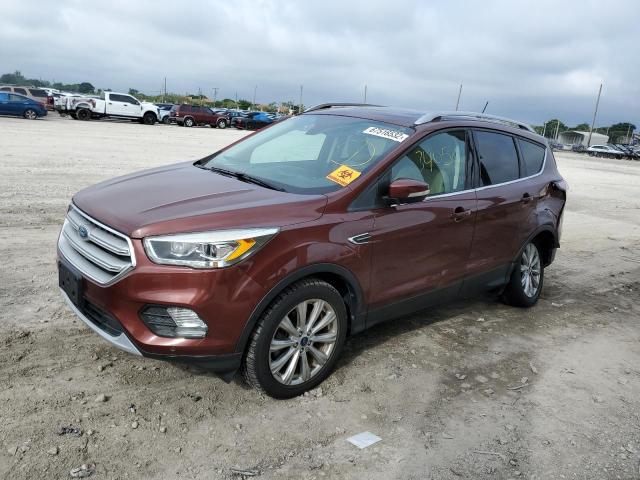 FORD ESCAPE TIT 2018 with VIN 1FMCU9J90JUA01254 - Photo from auction
