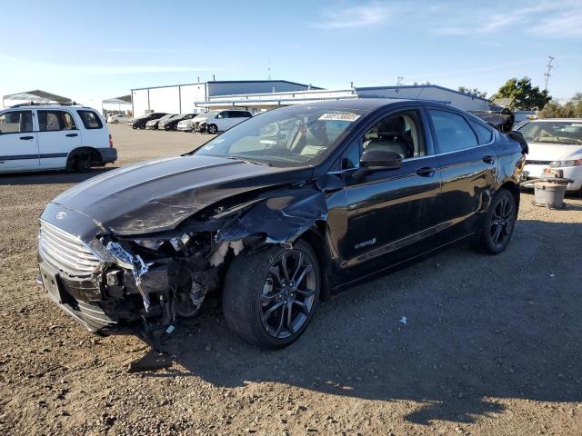 FORD FUSION SE 2018 with VIN 3FA6P0LU9JR132007 - Photo from auction