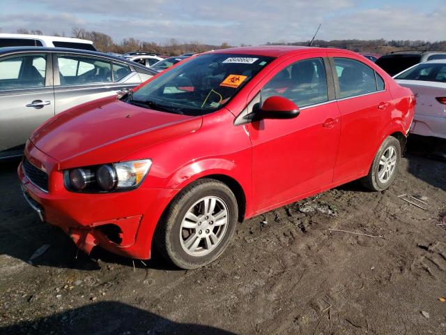 CHEVROLET SONIC LT 2014 with VIN 1G1JC5SH9E4208382 - Photo from auction