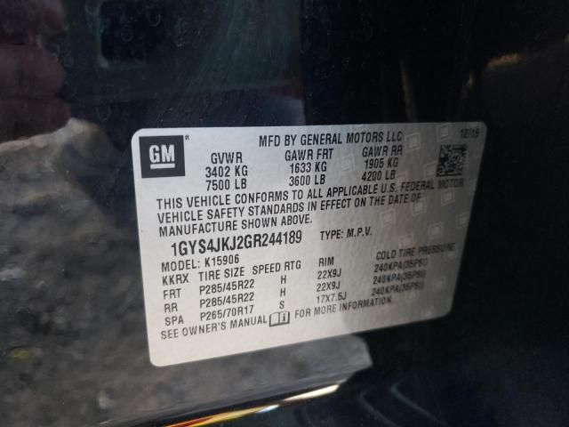 Photo 14 from auction – 2016 CADILLAC ESCALADE E with VIN 1GYS4JKJ2GR244189