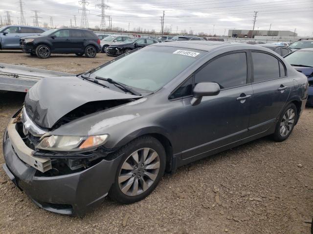 HONDA CIVIC EX 2009 with VIN 19XFA16899E006670 - Photo from auction