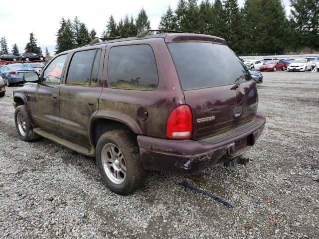 Photo 3 from auction – 2003 DODGE DURANGO SL with VIN 1D4HS58N63F612363