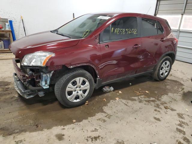 CHEVROLET TRAX LS 2016 with VIN 3GNCJKSB1GL240134 - Photo from auction
