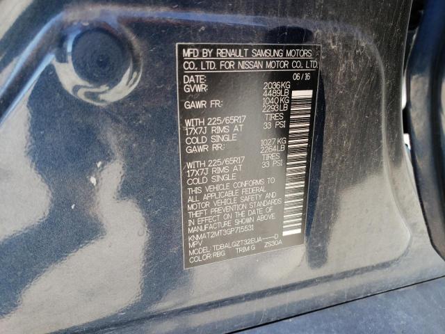 Photo 14 from auction – 2016 NISSAN ROGUE S with VIN KNMAT2MT3GP715531