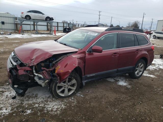 SUBARU OUTBACK 2014 with VIN 4S4BRBCCXE3206833 - Photo from auction