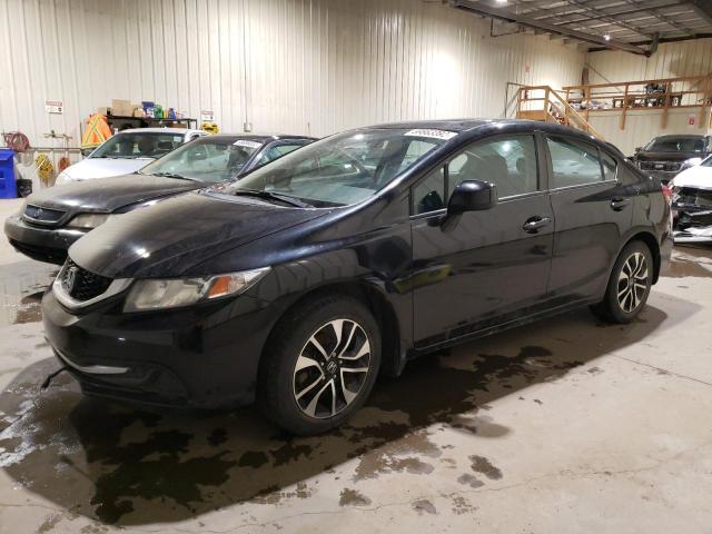 HONDA CIVIC LX 2013 with VIN 2HGFB2E58DH036848 - Photo from auction