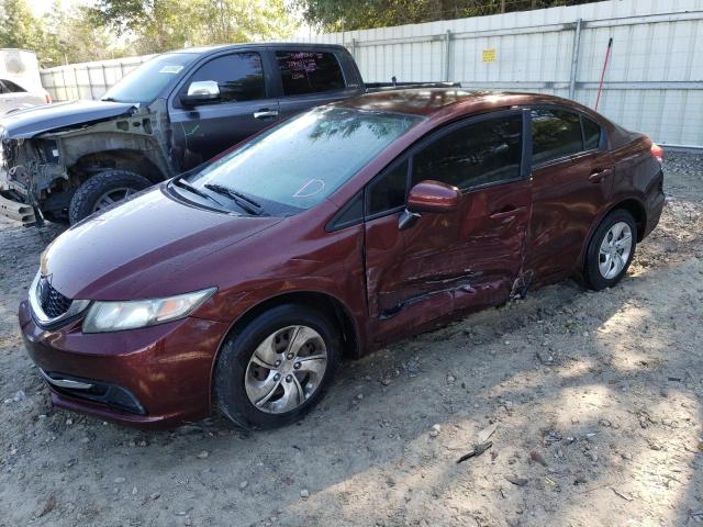 HONDA CIVIC LX 2014 with VIN 19XFB2F59EE075250 - Photo from auction