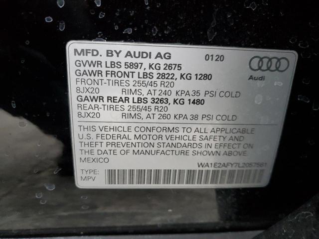 Photo 14 from auction – 2020 AUDI Q5 E PREMI with VIN WA1E2AFY7L2057561