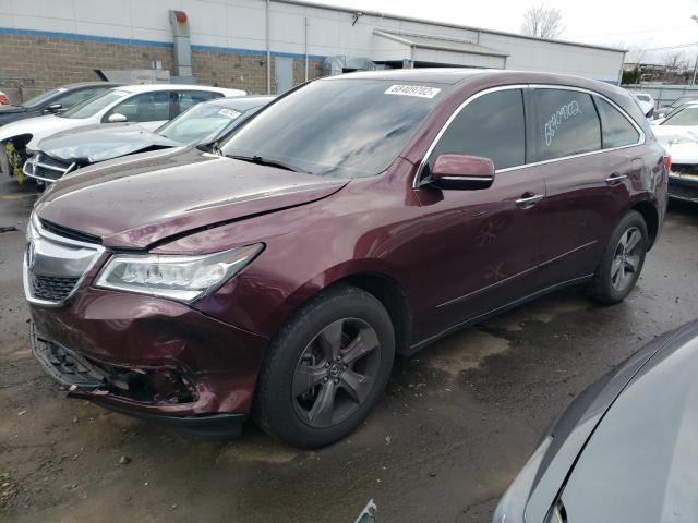 ACURA MDX 2016 with VIN 5FRYD4H27GB022396 - Photo from auction