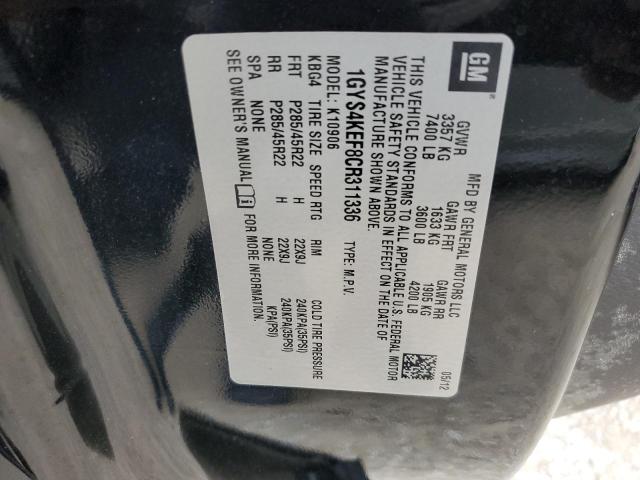 Photo 14 from auction – 2012 CADILLAC ESCALADE E with VIN 1GYS4KEF8CR311336