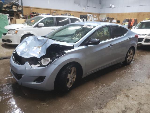 HYUNDAI ELANTRA GL 2011 with VIN KMHDH4AE7BU160167 - Photo from auction