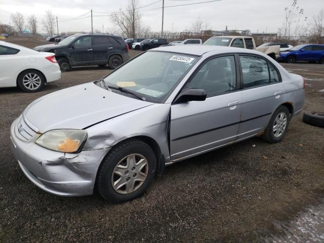 HONDA CIVIC DX 2003 with VIN 2HGES16483H944601 - Photo from auction
