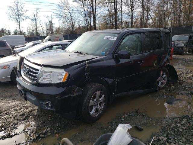 HONDA PILOT EXLN 2013 with VIN 5FNYF4H71DB044011 - Photo from auction