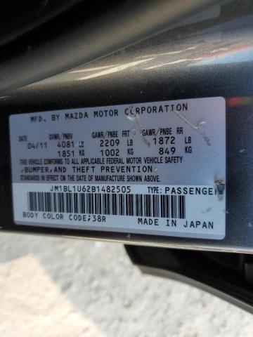 Photo 10 from auction – 2011 MAZDA 3 S with VIN JM1BL1U62B1482505
