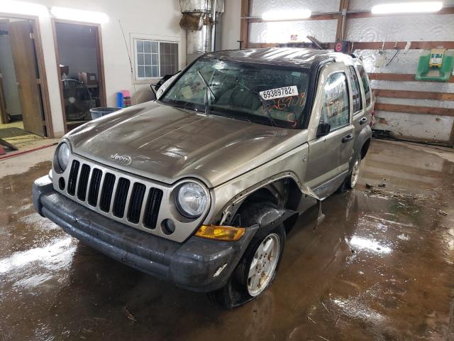 JEEP LIBERTY SP 2005 with VIN 1J4GL48K05W626908 - Photo from auction
