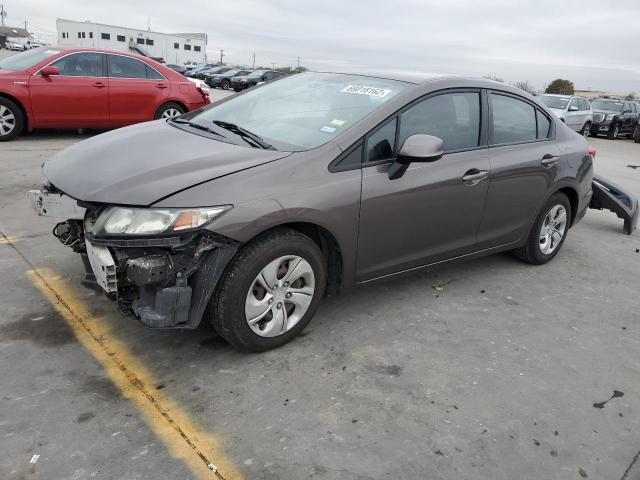 HONDA CIVIC LX 2013 with VIN 2HGFB2F53DH564294 - Photo from auction