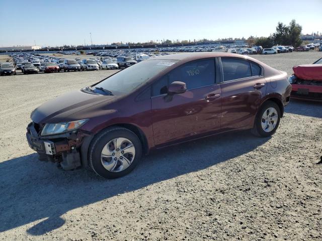 Photo 1 from auction – 2013 HONDA CIVIC LX with VIN 2HGFB2F50DH514808