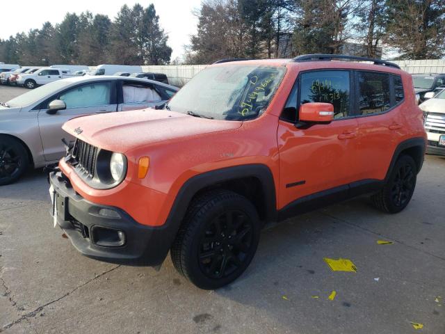 JEEP RENEGADE L 2017 with VIN ZACCJBBB4HPF91816 - Photo from auction