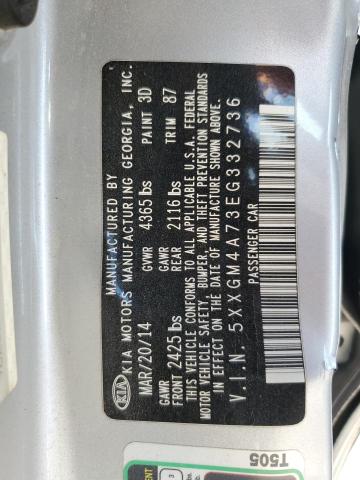 Photo 10 from auction – 2014 KIA OPTIMA LX with VIN 5XXGM4A73EG332736