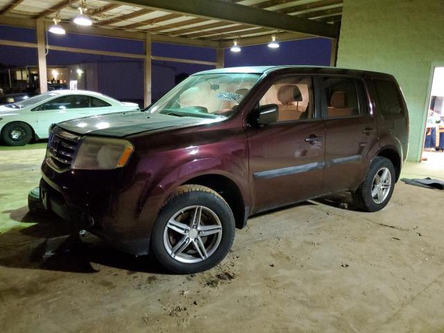 HONDA PILOT LX 2014 with VIN 5FNYF4H22EB008950 - Photo from auction