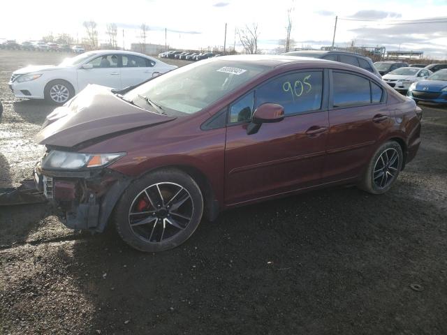 HONDA CIVIC LX 2013 with VIN 2HGFB2F47DH018928 - Photo from auction