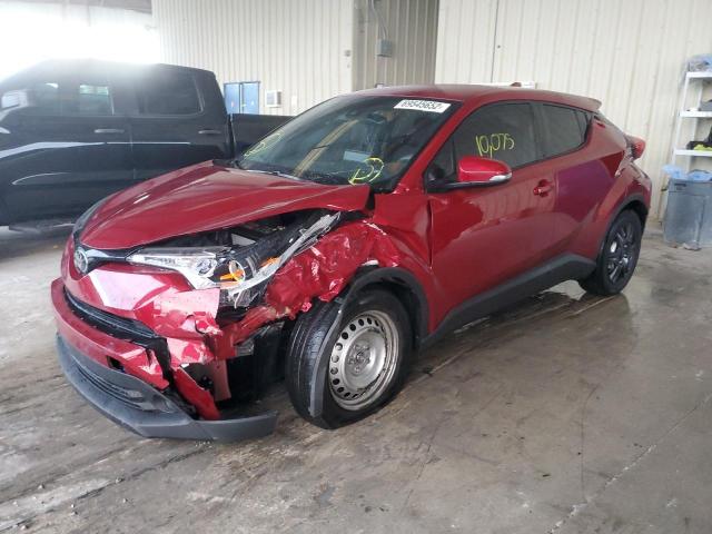 TOYOTA C-HR XLE 2019 with VIN NMTKHMBX8KR074591 - Photo from auction