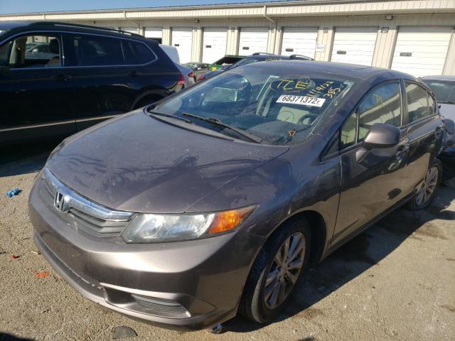 HONDA CIVIC EX 2012 с VIN 19XFB2F86CE040043 - Фото с аукциона