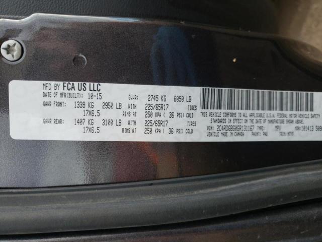 Photo 14 from auction – 2016 DODGE GRAND CARA with VIN 2C4RDGBG0GR131167