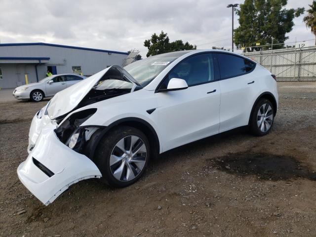 TESLA MODEL Y 2021 with VIN 5YJYGDEE4MF229265 - Photo from auction