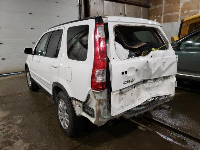 Photo 2 from auction – 2006 HONDA CR-V SE with VIN JHLRD78946C005722