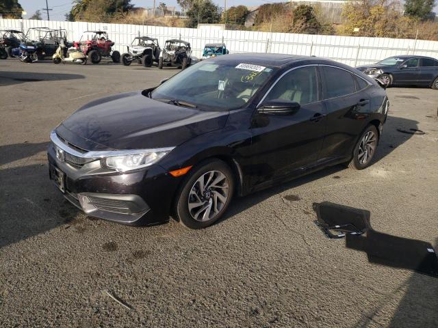 HONDA CIVIC EX 2017 with VIN 19XFC2F70HE218671 - Photo from auction