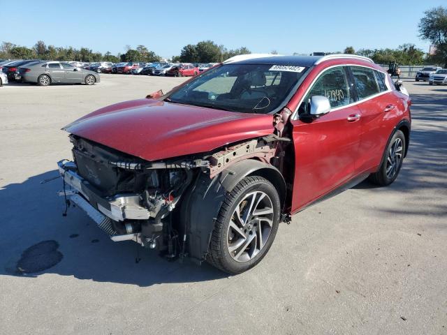 INFINITI QX30 BASE 2018 with VIN SJKCH5CP7JA046638 - Photo from auction