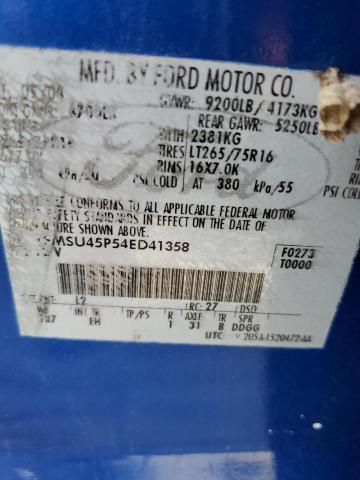Photo 10 from auction – 2004 FORD EXCURSION with VIN 1FMSU45P54ED41358