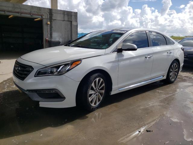 HYUNDAI SONATA SPO 2017 with VIN 5NPE34AF5HH584871 - Photo from auction